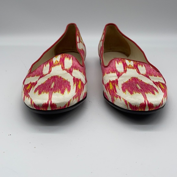 Roberto Cavalli  Ballet Flats Pink Yellow signed name on side Size 36 - Picture 5 of 11